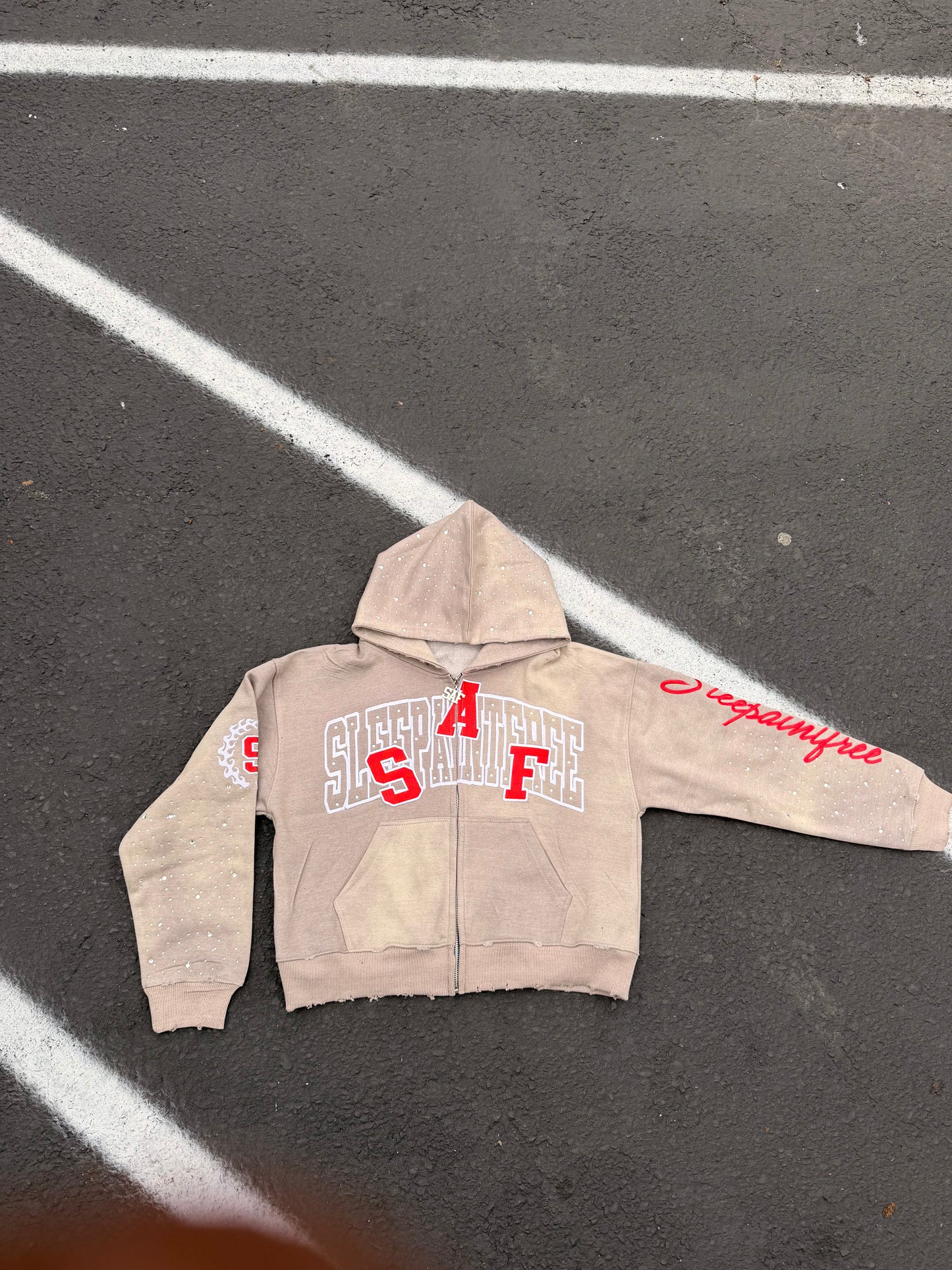 Grey Acronym hoodie