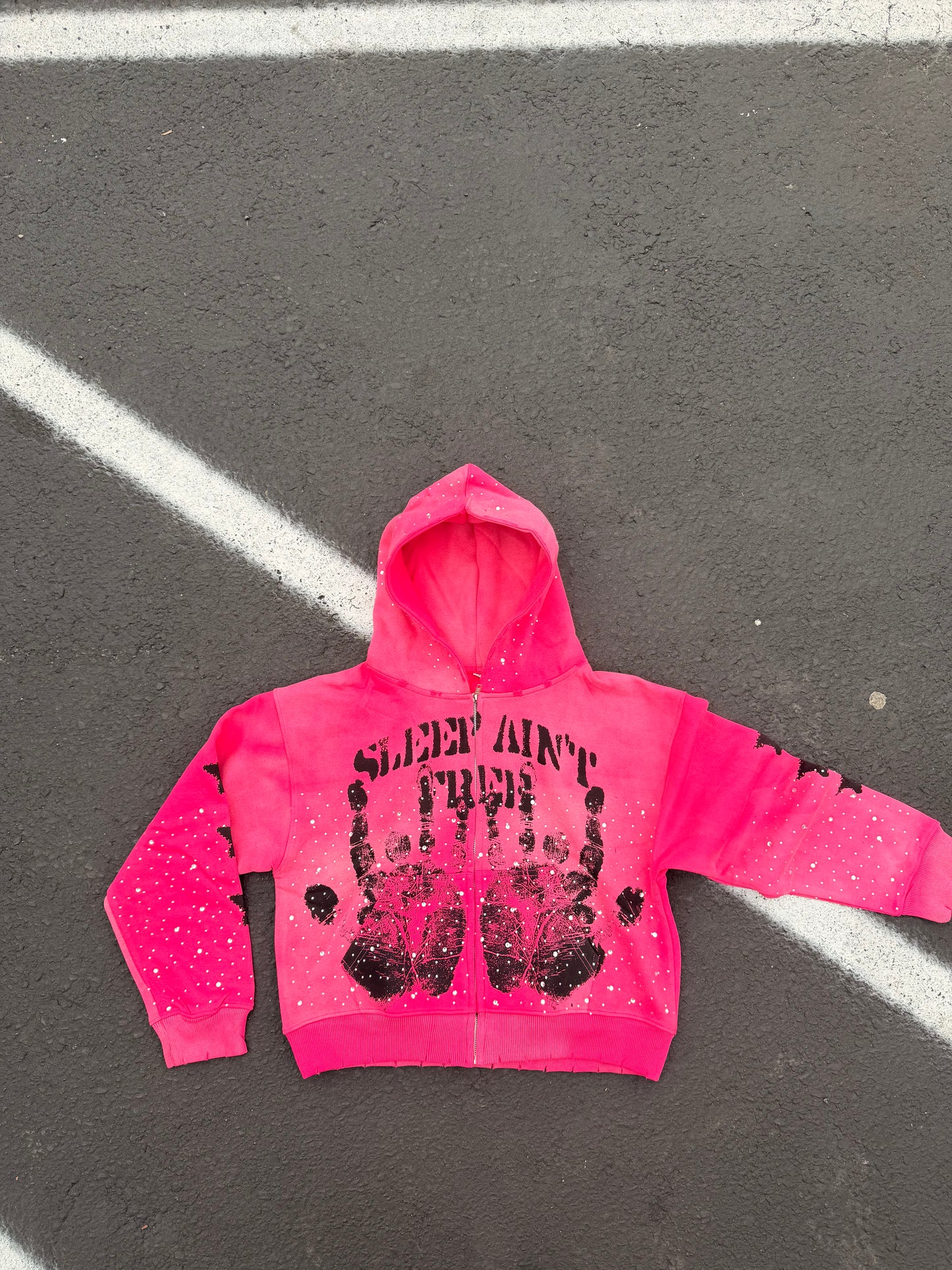 Pink HandPrint Hoodie