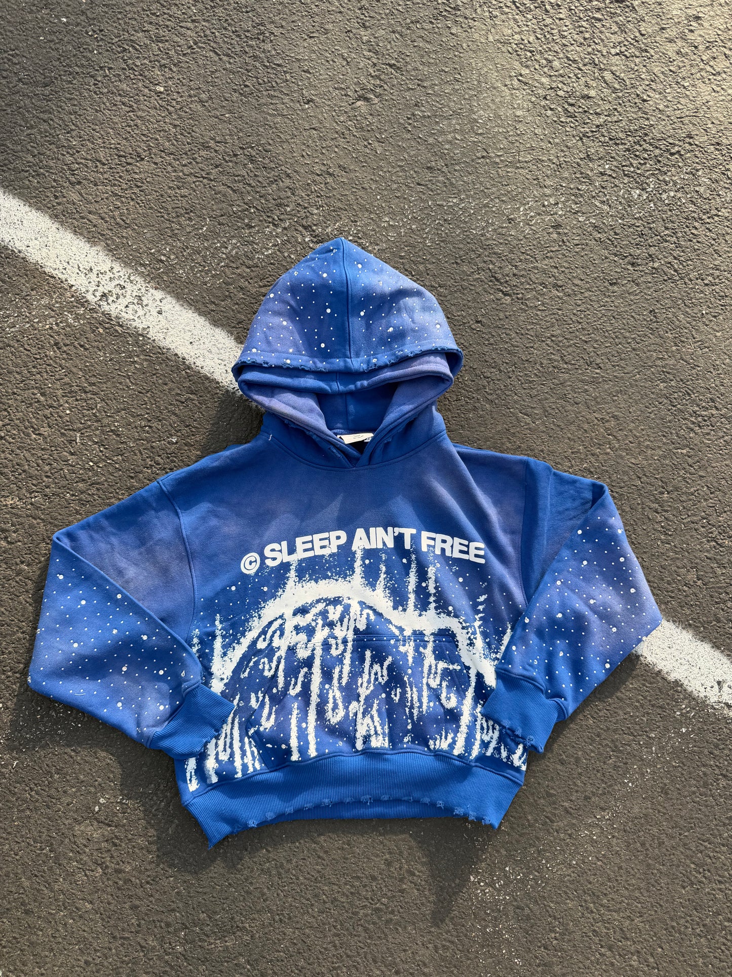 Blue StarFace Pullover