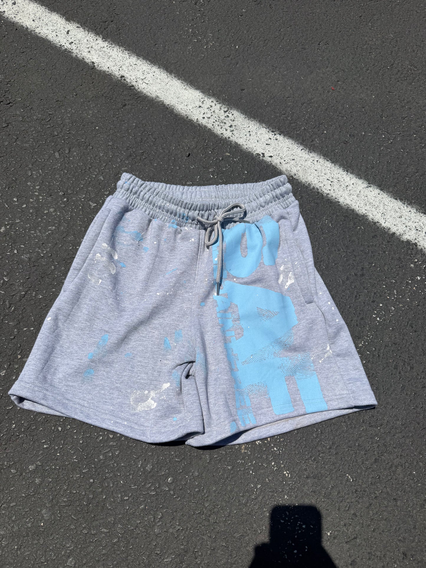 FingerPrint Shorts grey/Blue