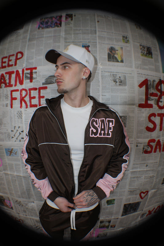 Valentines Tracksuit Brown/Pink