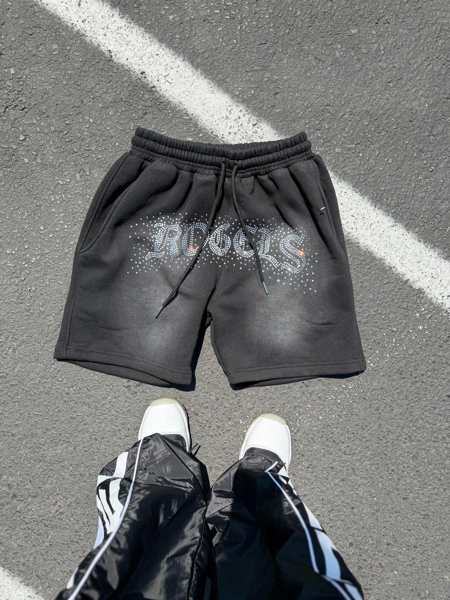 Rogels rhinestone shorts