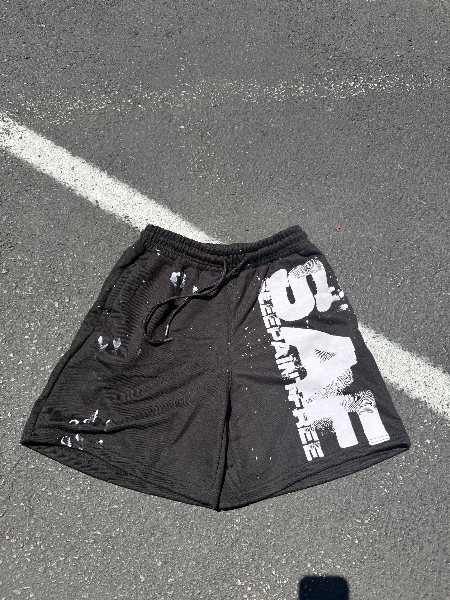 FingerPrint shorts Black
