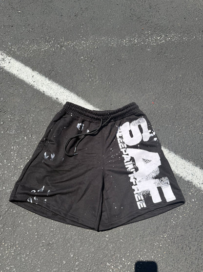 FingerPrint shorts Black